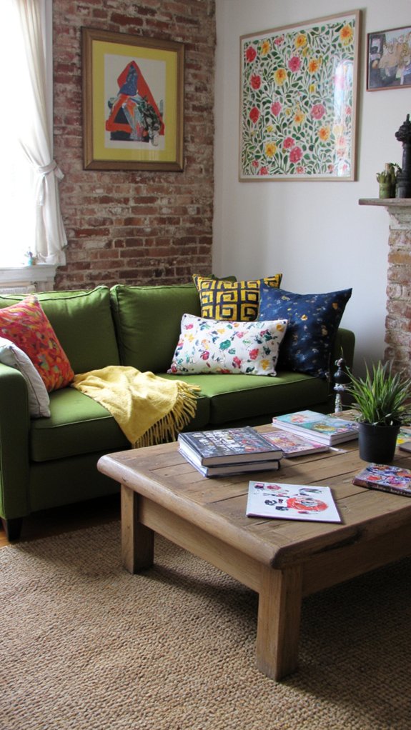 eclectic mix of patterns