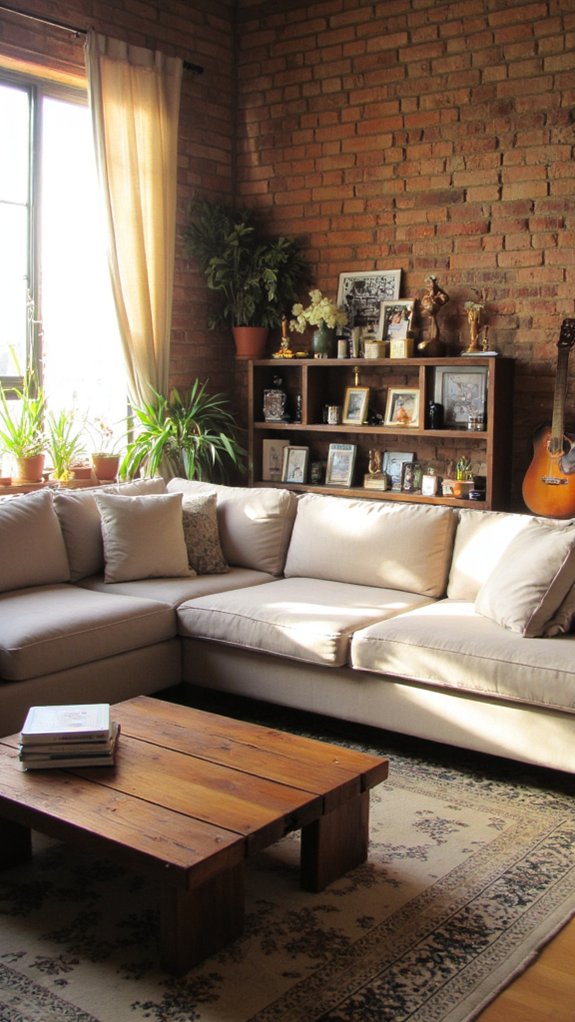 eclectic multifunctional living space