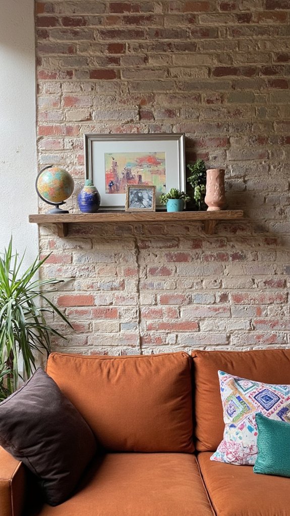 eclectic shelf display ideas