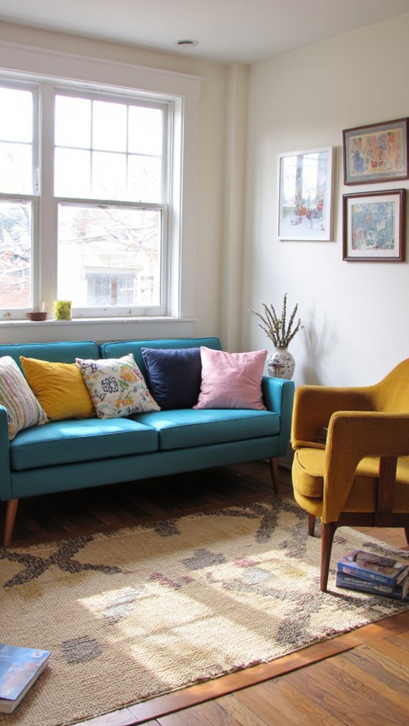 eclectic sofa and chair combinations