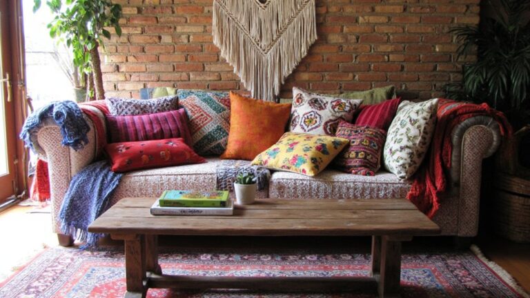 eclectic textured sofa designs