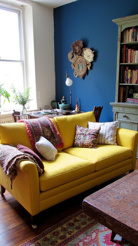 eclectic vintage interior design