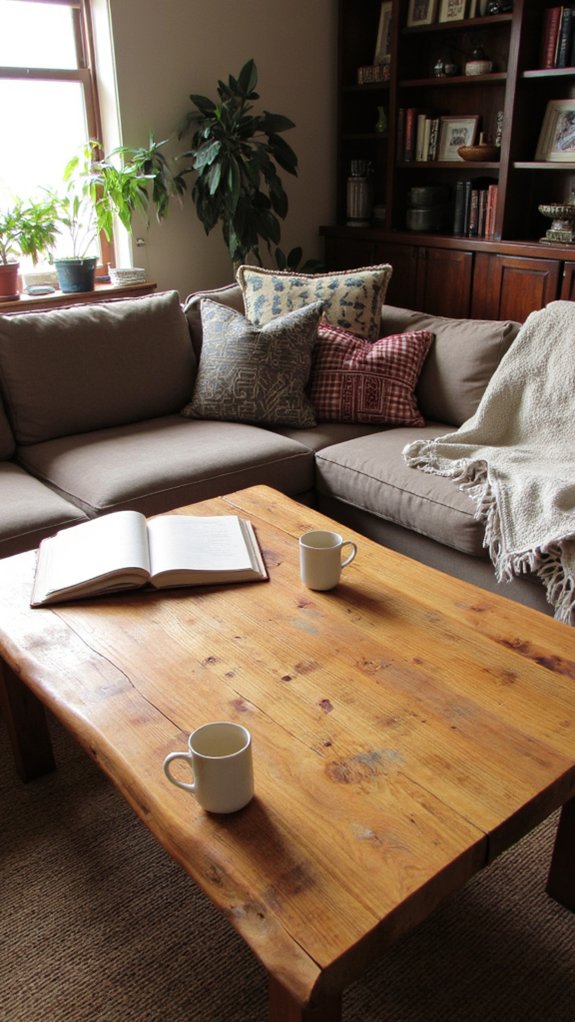 eco friendly rustic charm table