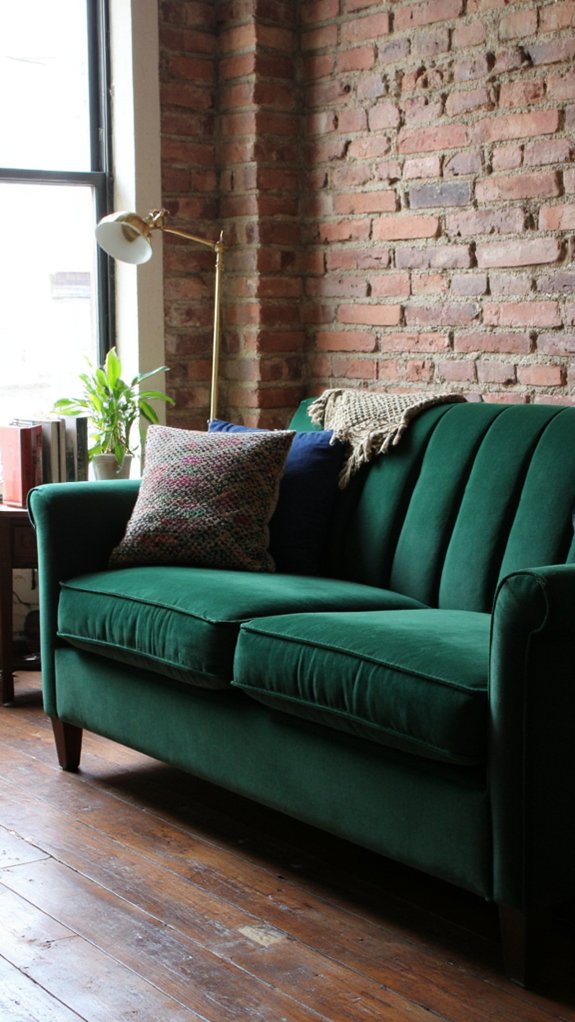 elegant channel back sofa design