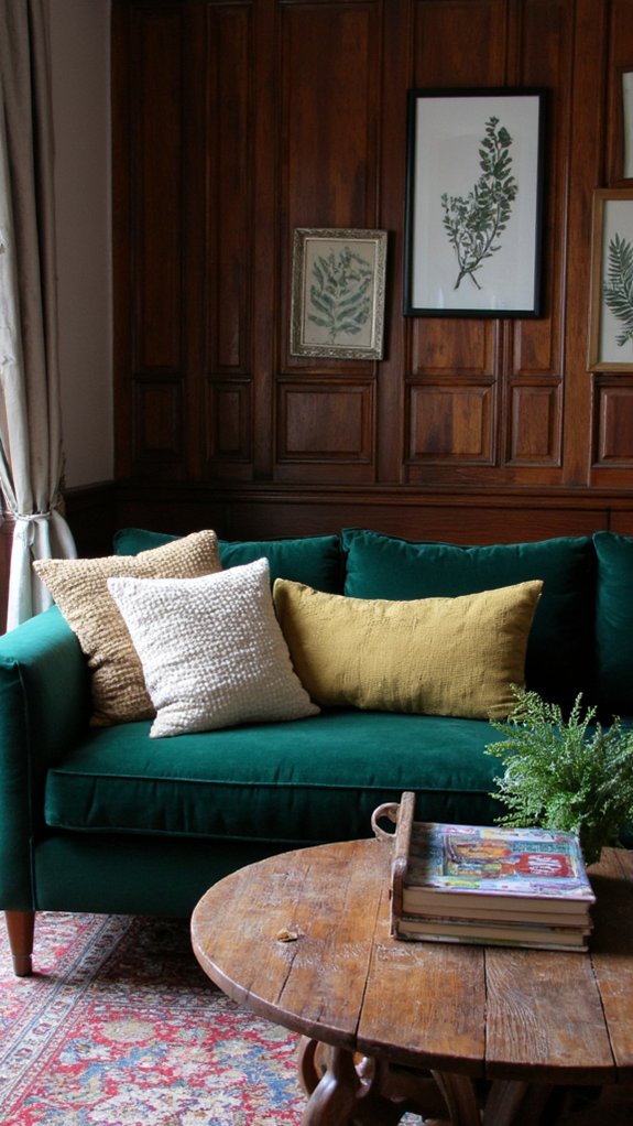 elegant contrast with wood