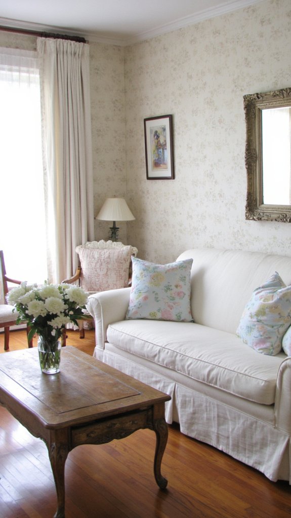elegant cream sofa decor