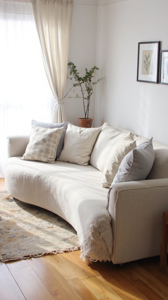 elegant curves inviting atmosphere