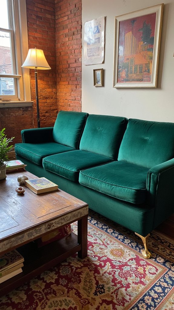 elegant geometric art sofas