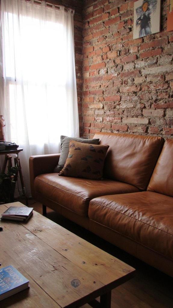 elegant leather sofa design