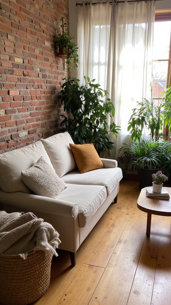 elegant neutral almond sofa