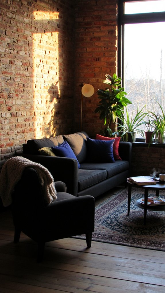 elegant sofa and armchairs