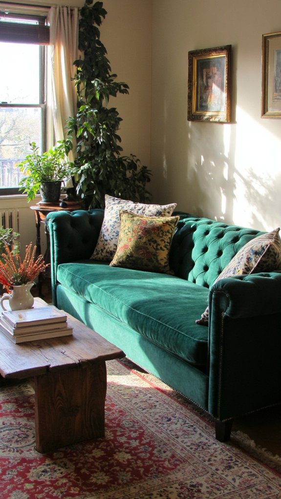 elegant tufted sofa luxury