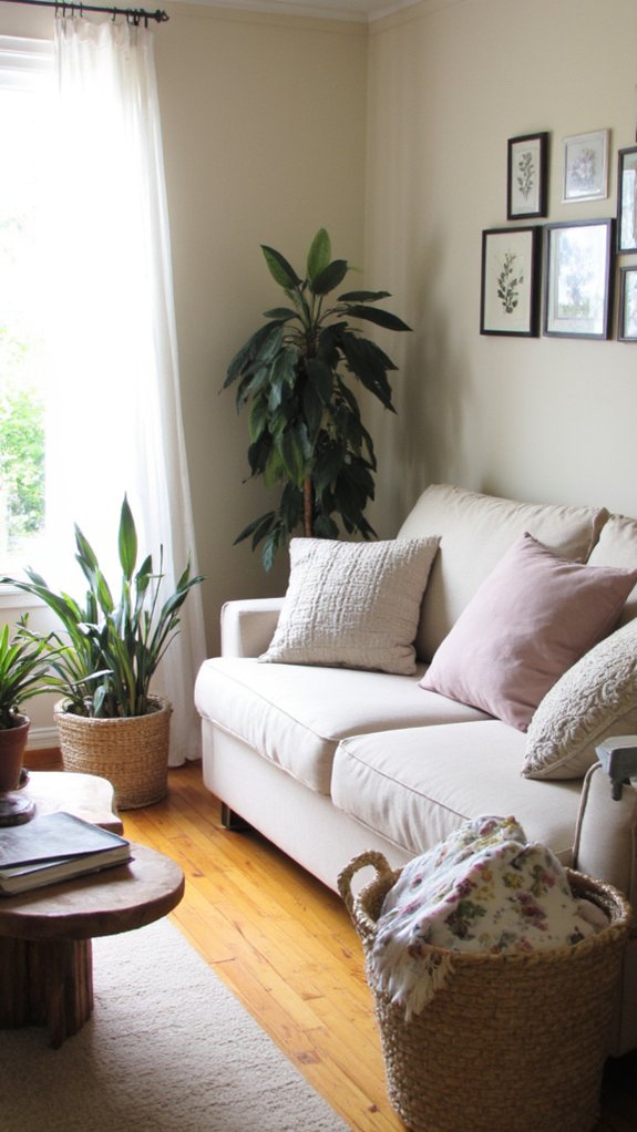 enhance space with greenery