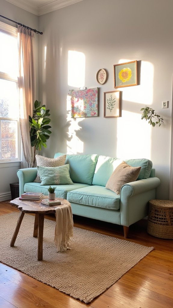 fresh calming atmosphere created