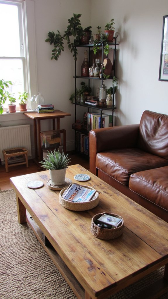 functional coffee table storage