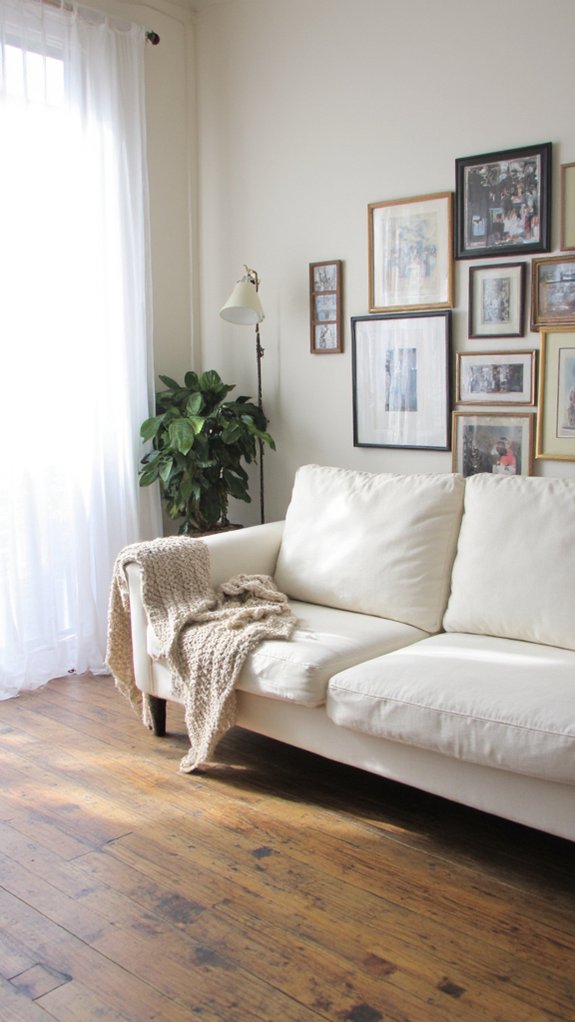 gallery wall with variety