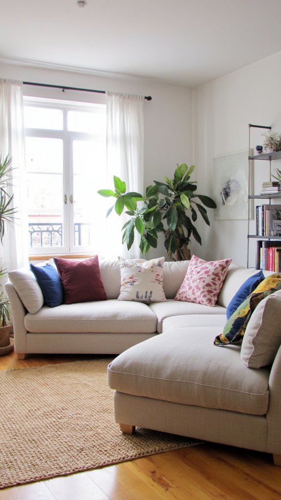 geometric modular sofa elegance