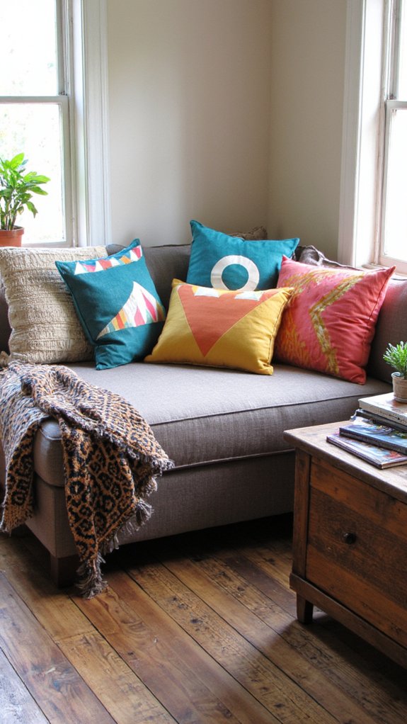 geometric patterns enhance decor