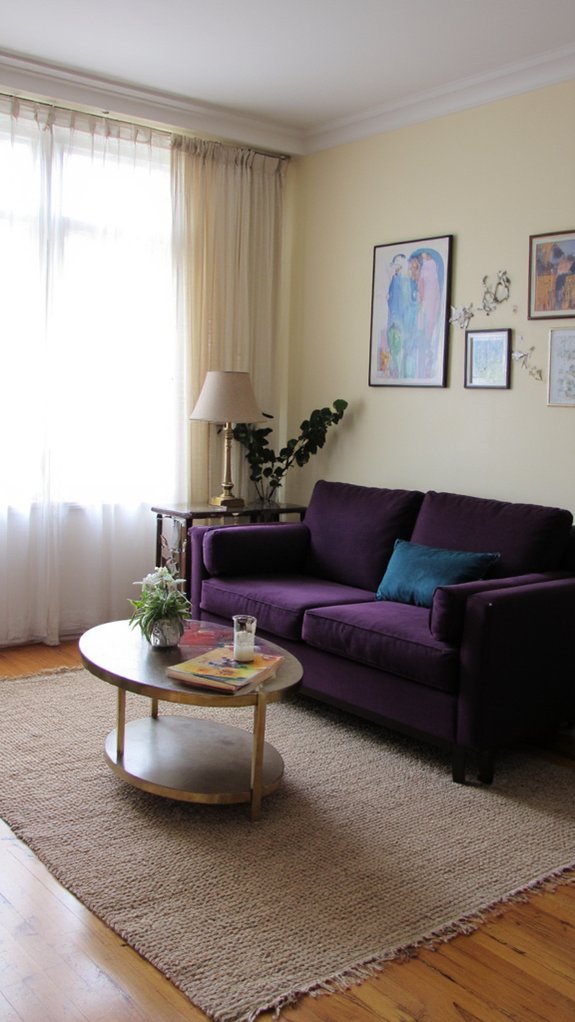 glamorous art deco sofa