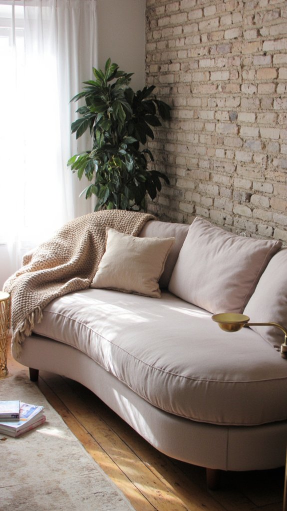 gold accents enhance elegance