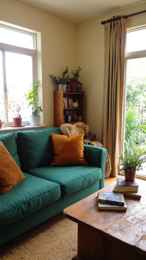 harmonious earth tone decor