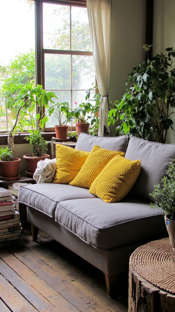indoor oasis with plants