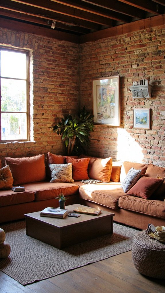 inviting cozy conversation space