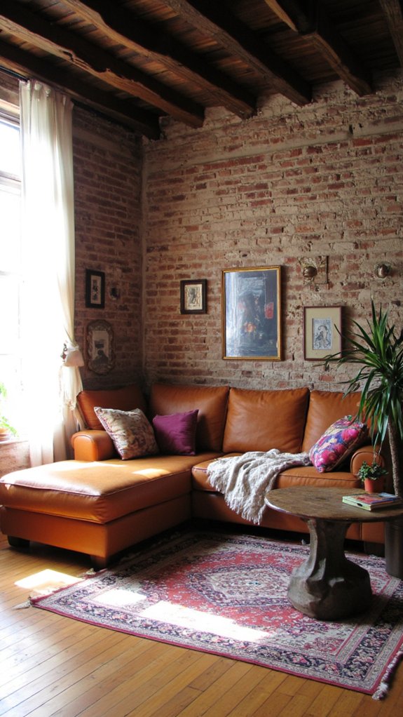 l shaped sofa focal point