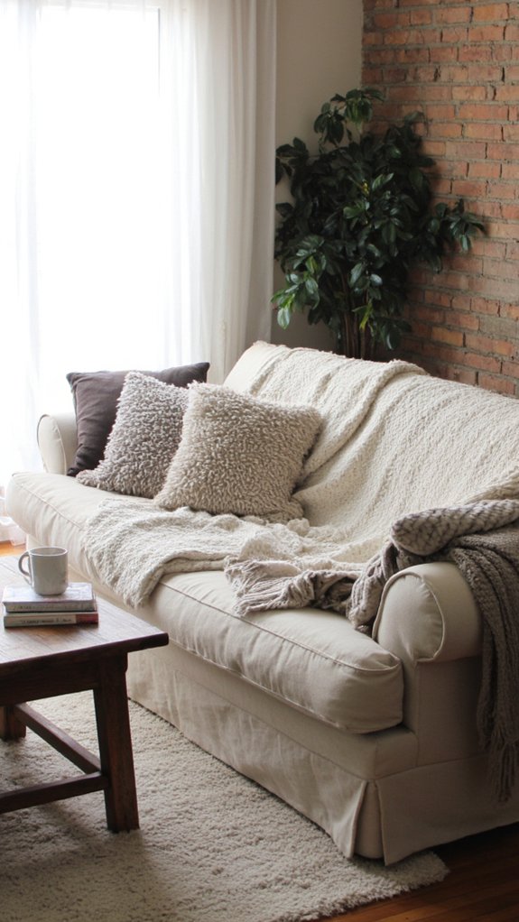 layer cozy throws elegantly