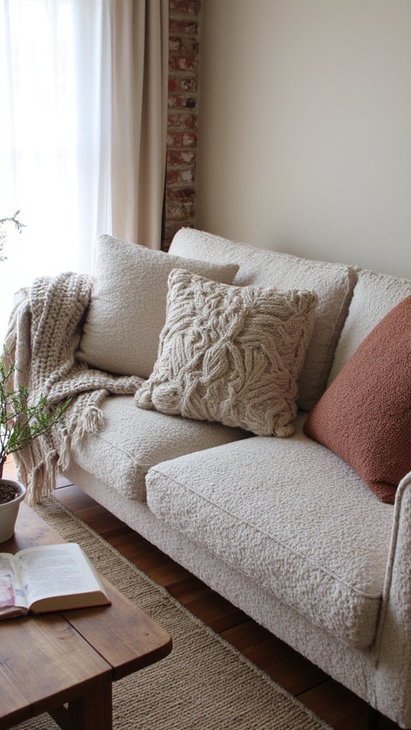 layered fabrics for coziness