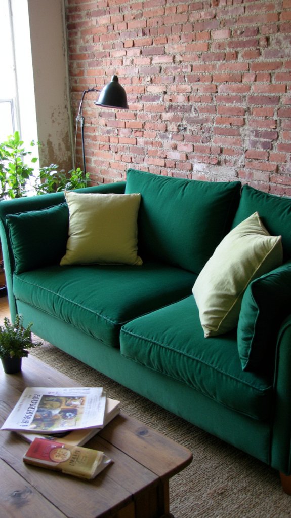 layered green color scheme