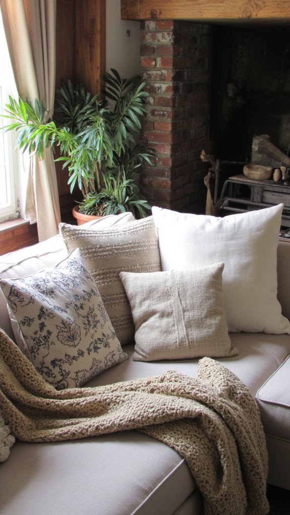 layered pillow arrangement technique