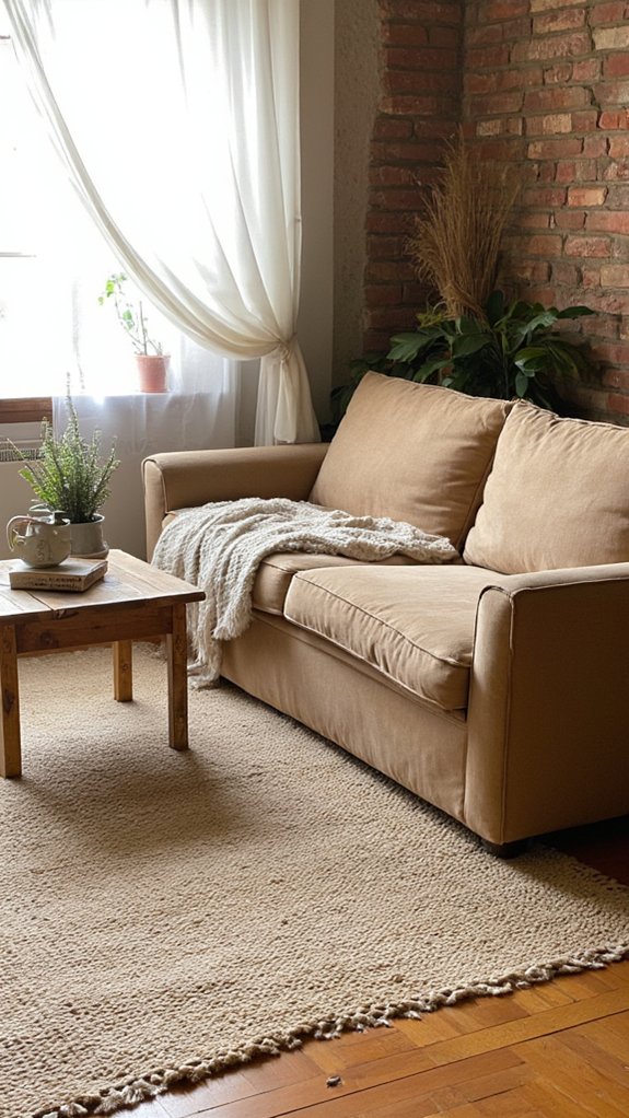 layered rugs for comfort