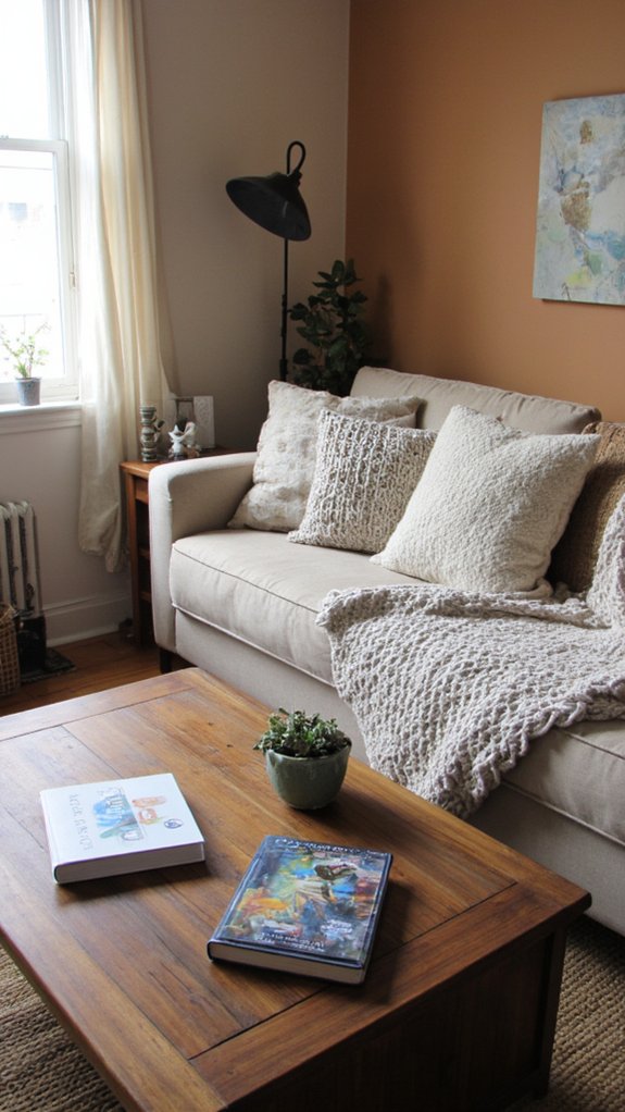layered textiles create coziness