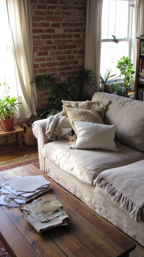 linen and fabric combinations