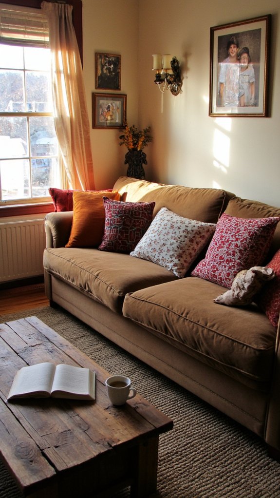 luxurious soft velvet couch