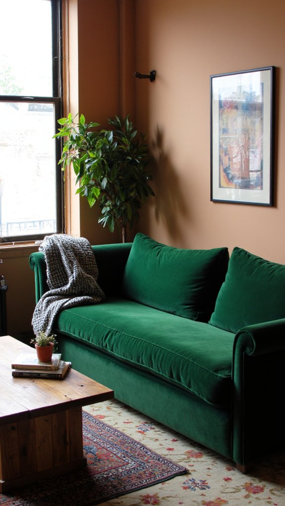 luxurious velvet sofa options