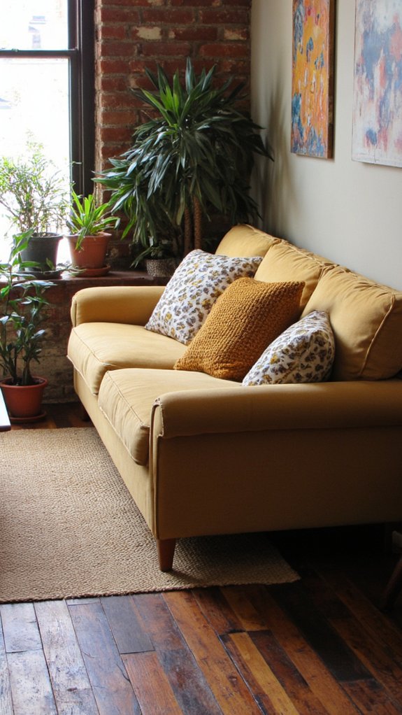 maple wood sectional sofa