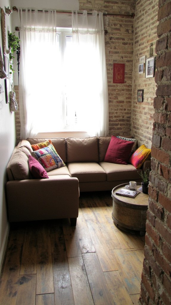 maximizing corner seating space