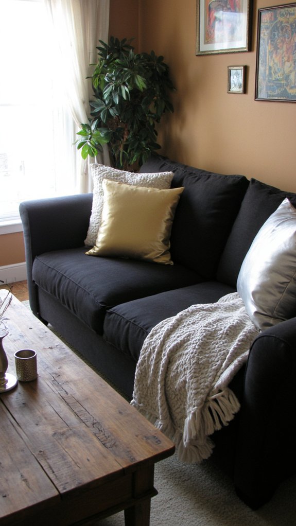 metallic accents elevate decor