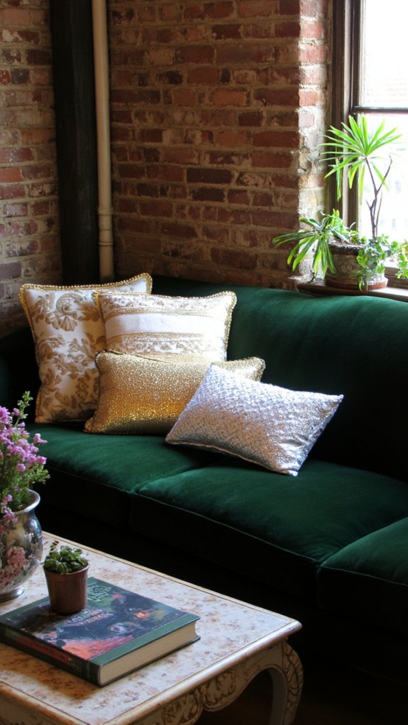 metallic accents elevate elegance