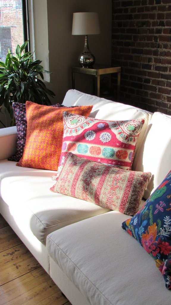 metallic accents enhance elegance