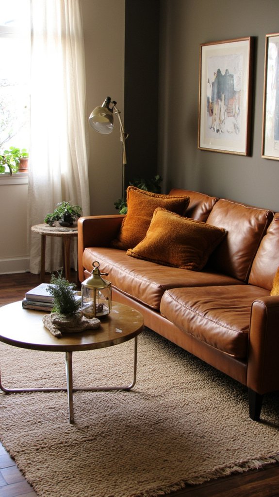 metallic accents enhance elegance