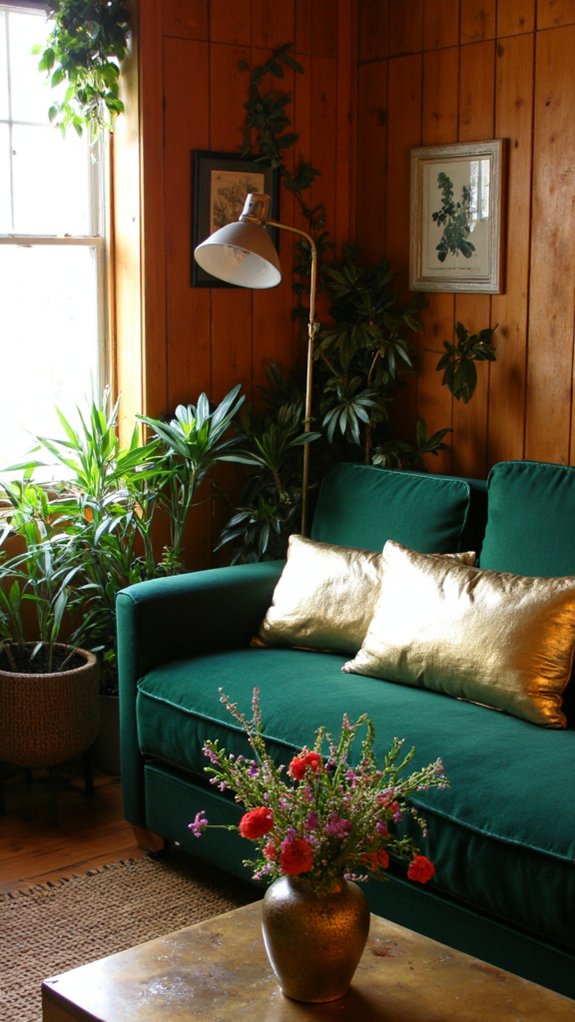 metallic accents enhance sophistication