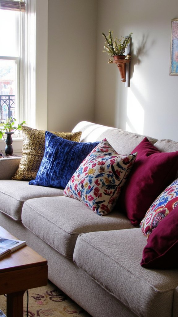 metallic accents for sophistication