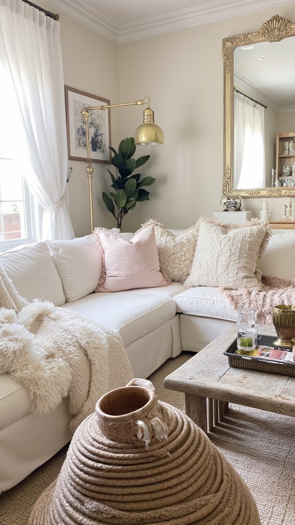 metallic elegance with cream