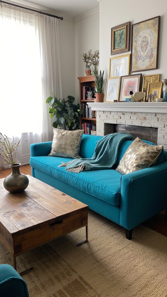 metallics elevate turquoise glamour