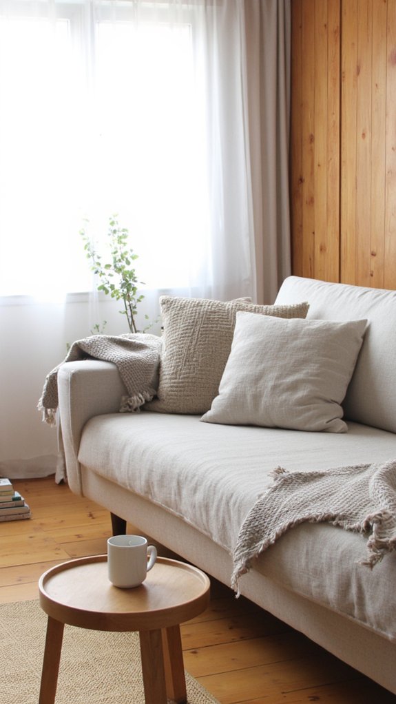 minimalist scandinavian sofa design