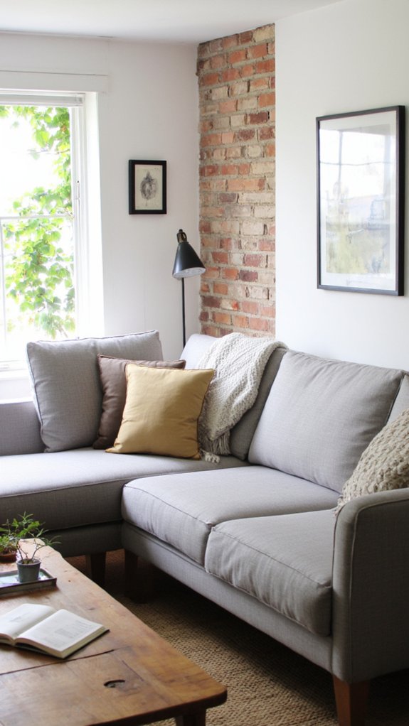 minimalist scandinavian u shape sofa