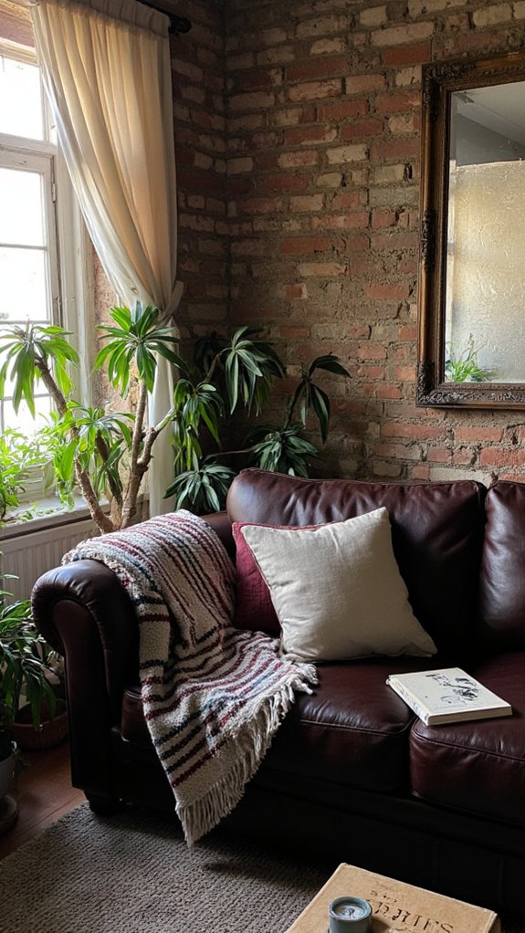 mirrors enhance leather appeal